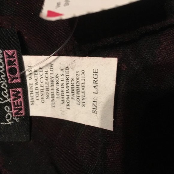 NWOT Top Fashion New York (L) velvet burnout - Picture 2 of 5